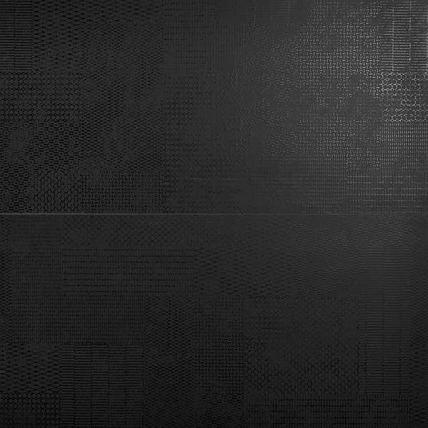 Prints Antracite Black 24x48 Matte Porcelain Tile