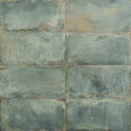 Sample-Angela Harris Flatiron Aquamarine Matte Porcelain Tile