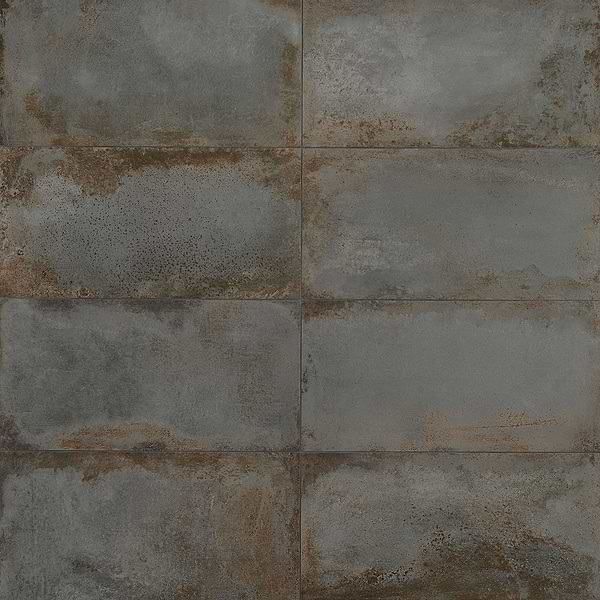 Sample-Angela Harris Flatiron Graphite Matte Porcelain Tile