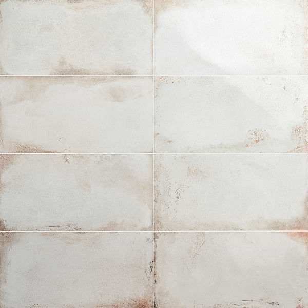 Sample-Angela Harris Flatiron White Semi-Polished Porcelain Tile