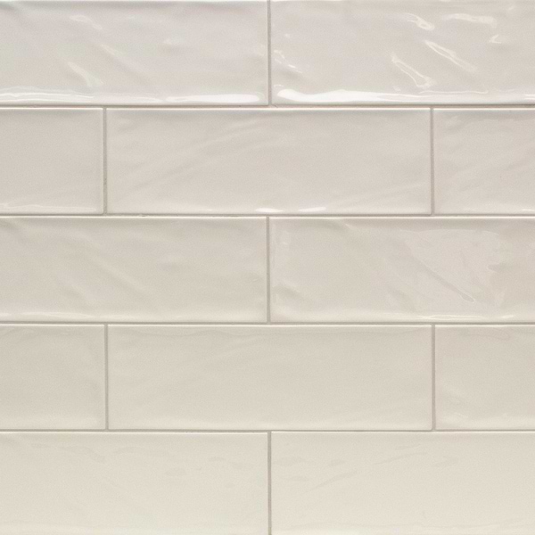 Santa Monica Ivory Beige 4X12 Polished Ceramic Subway Tile in Ivory, View 1