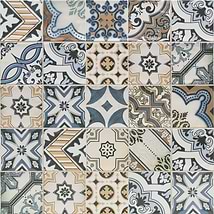 Santa Monica Warm Deco 4x12 Ceramic Wall Tile