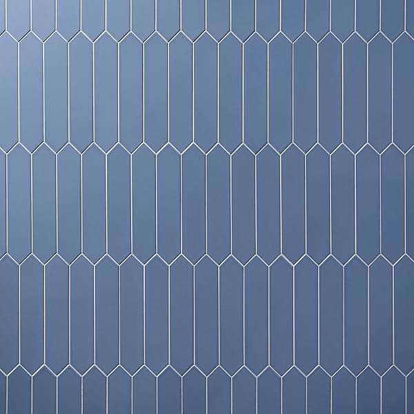 Kent Marine Blue 3x12 Picket Polished Ceramic Wall Tile