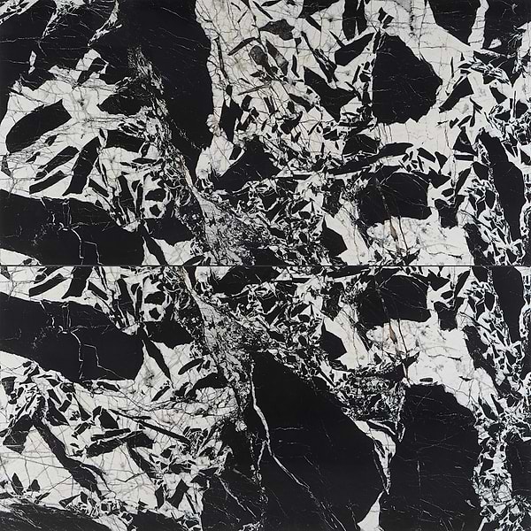 Valiant Black Antique 30x60 Polished Porcelain Tile