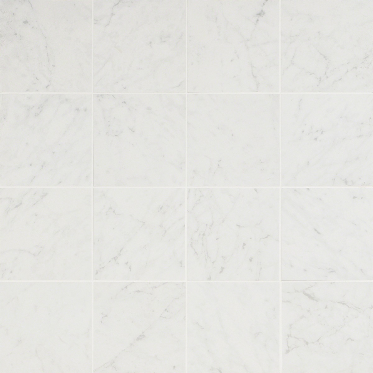 Marble Tech Bianco Gioia 6x6 Matte Marble Look Porcelain Tile