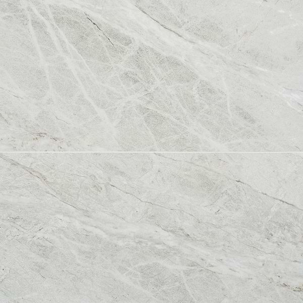 Aparados Ivory White 24x48 Quartzite Look Satin Porcelain Tile