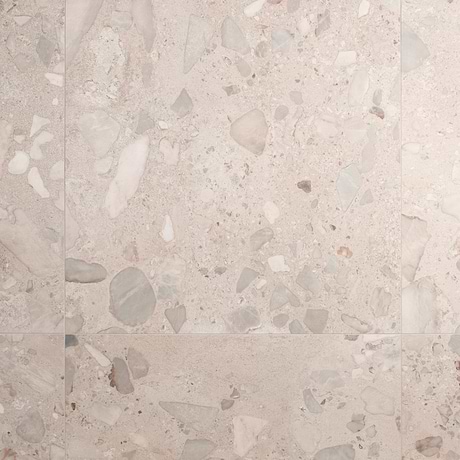 Piccoli Grande Sand Beige 36x36 Terrazzo Look Semi-Polished Porcelain Tile