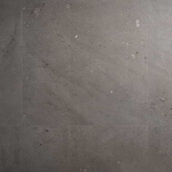 Piccoli Petite Antracite Gray 36x36 Terrazzo Look Matte Porcelain Tile