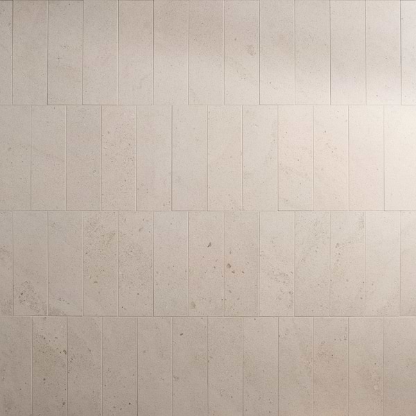 Piccoli Petite Sand Beige 4x12 Terrazzo Look Matte Porcelain Tile