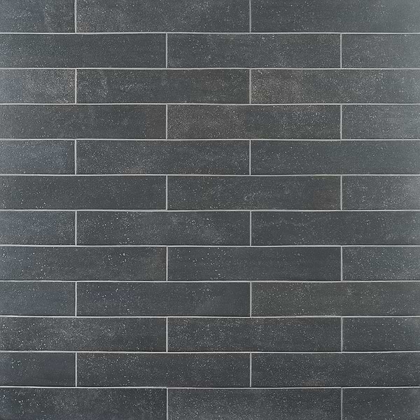 Texstone Antracita Dark Gray 4x19 Matte Porcelain Subway Tile