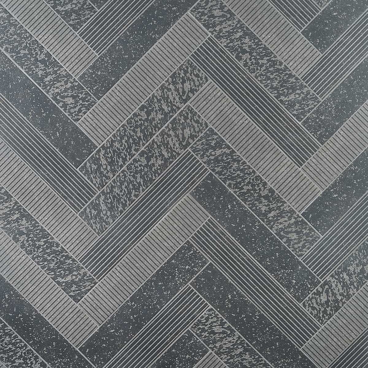 Texstone Deco Antracita Dark Gray 4x19 Textured Matte Porcelain Subway Tile