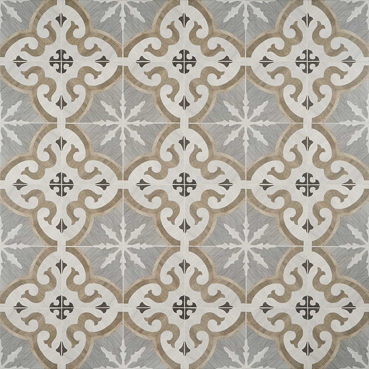 Delancey Briar Oak Multicolor 8x8 Matte Porcelain Tile