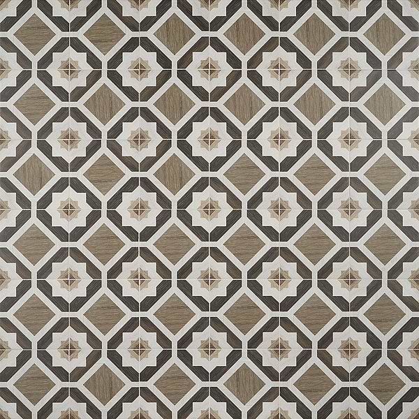 Delancey Starwood Oak Brown 8x8 Matte Porcelain Tile