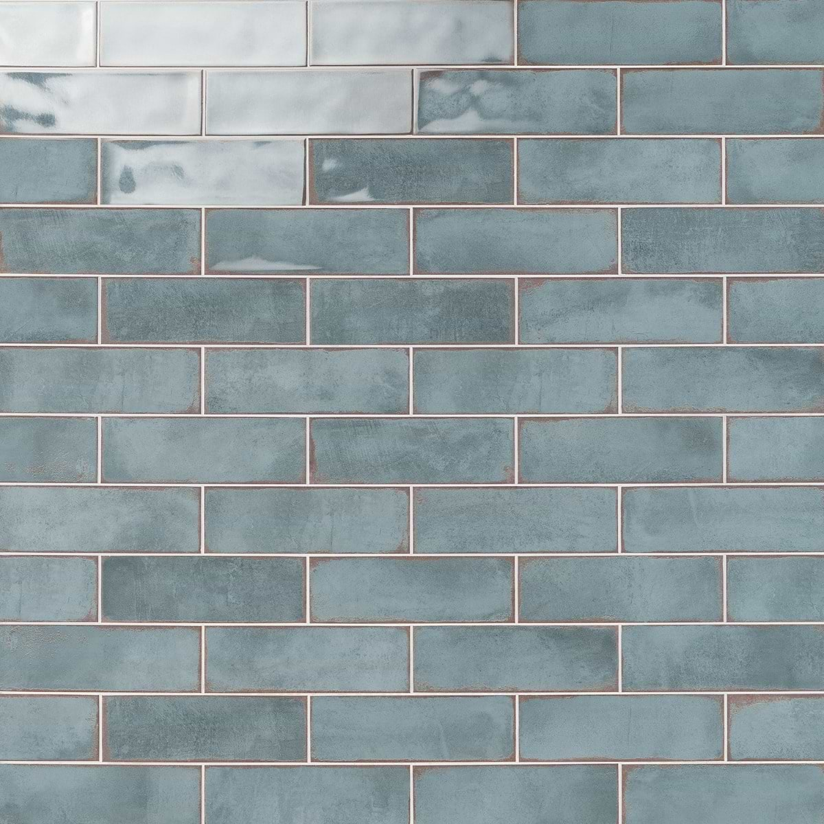 Los Lunas Blue 4x12 Polished Ceramic Subway Wall Tile