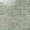 Los Lunas Green 4x12 Polished Ceramic Subway Wall Tile