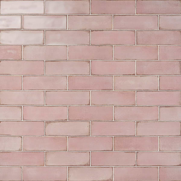 Los Lunas Rose Pink 4x12 Polished Ceramic Tile