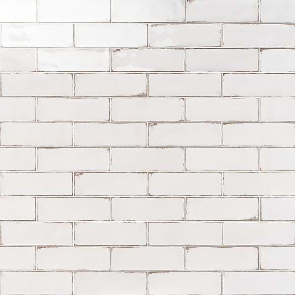 Los Lunas White 4x12 Polished Ceramic Subway Wall Tile