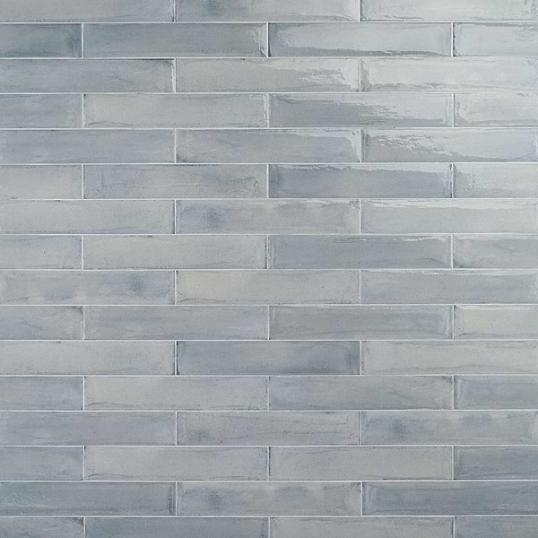 Paint Azur Blue 3x16 Glossy Porcelain Subway Tile