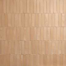 Impress Sand Terracotta 2x10 Handmade Matte Terracotta Tile
