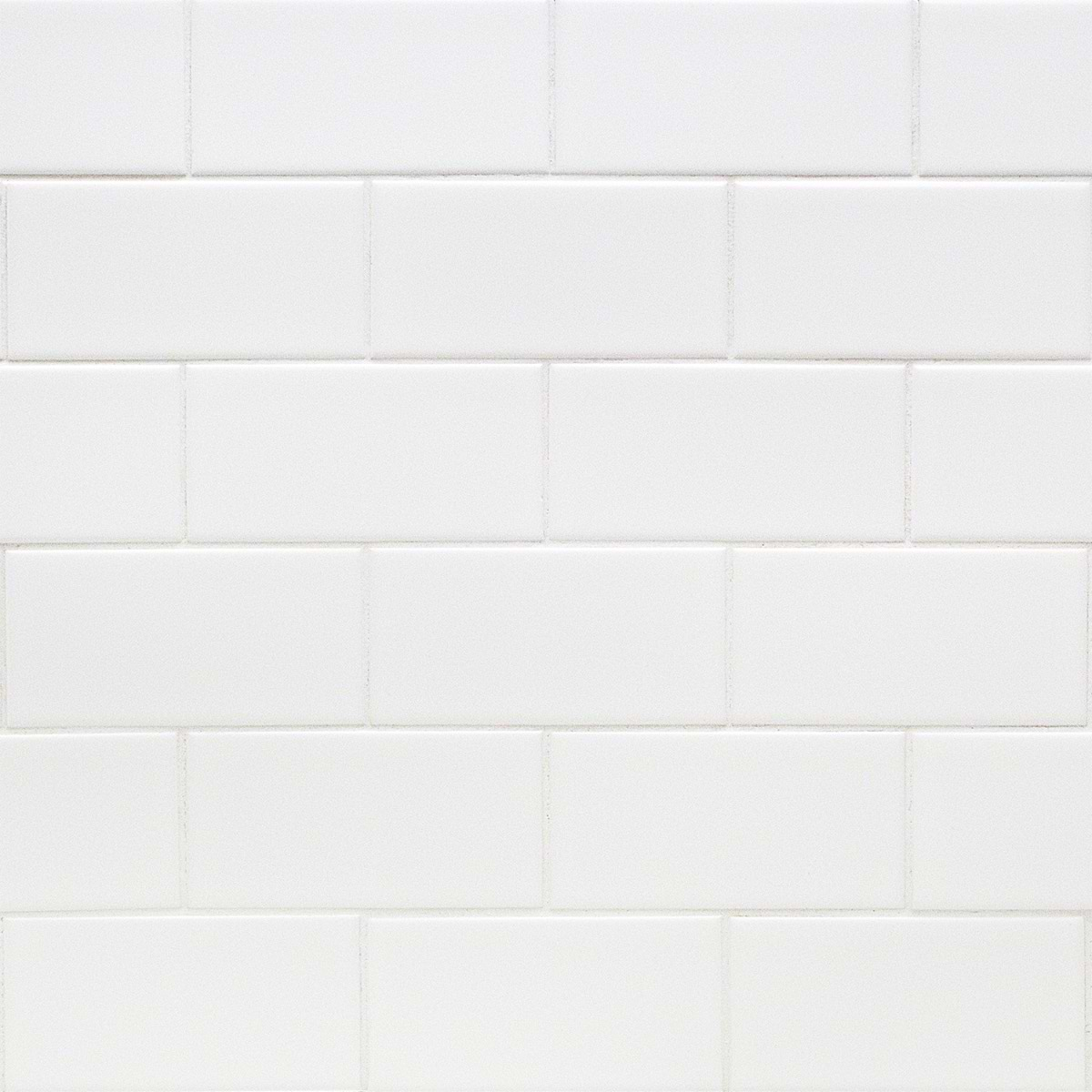 Basic White 3x6 Matte Ceramic Subway Wall Tile