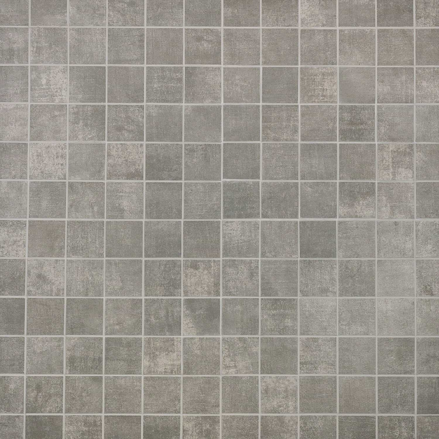 Basic Cement Ash 2x2 Matte Porcelain Mosaic Tile