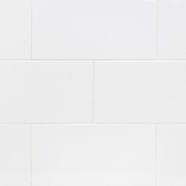 Basic White 8x16 Polished Ceramic Subway Wall Tile