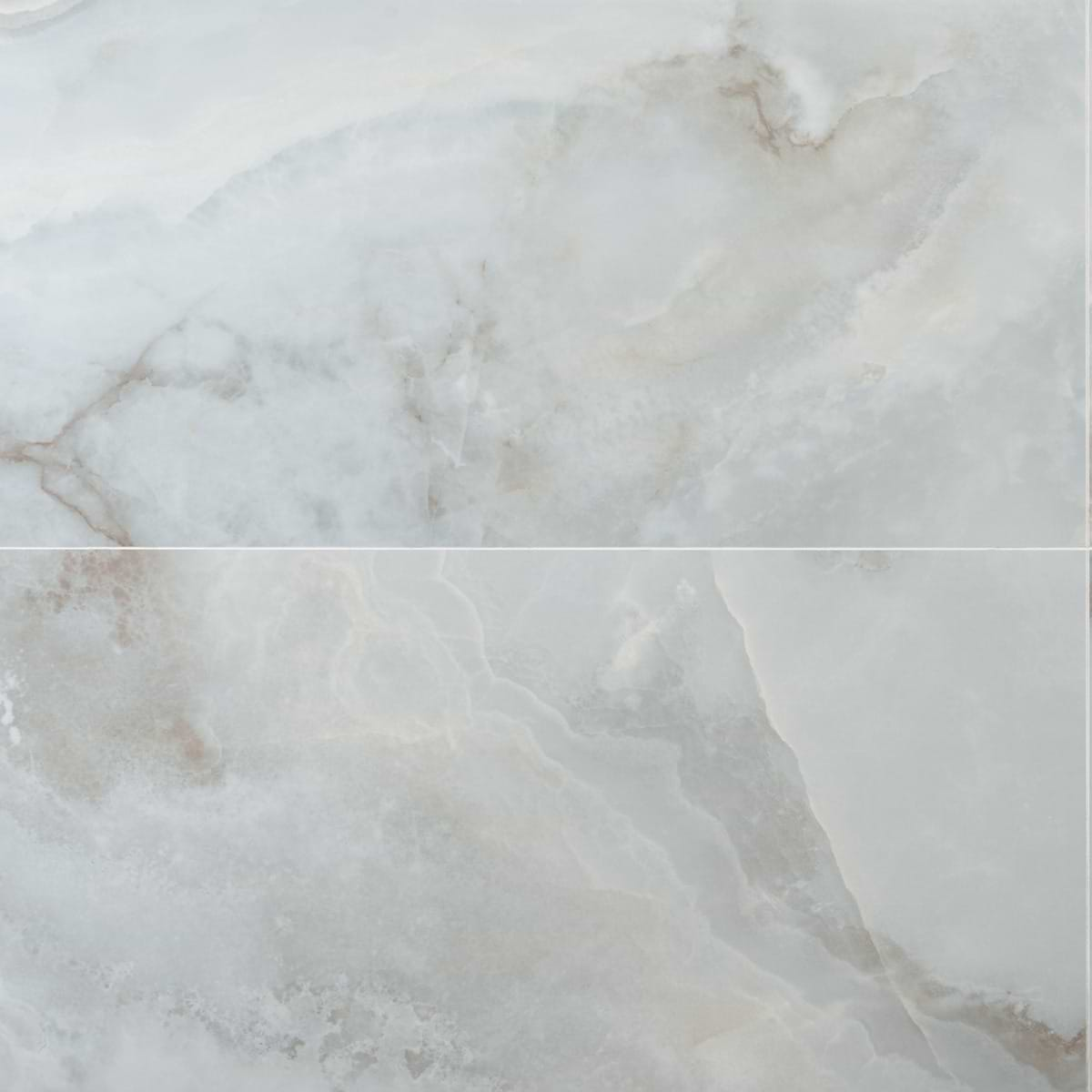 Jewel Onyx Pearl Sky 24x48 Polished Porcelain Tile