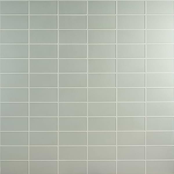 Stacy Garcia Maddox Frame Mineral Green 4x8 Matte Ceramic Wall Tile