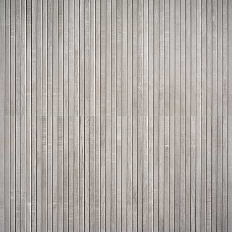 Kenridge Ribbon Gray 24x48 Wood Look Matte Fluted Porcelain Tile