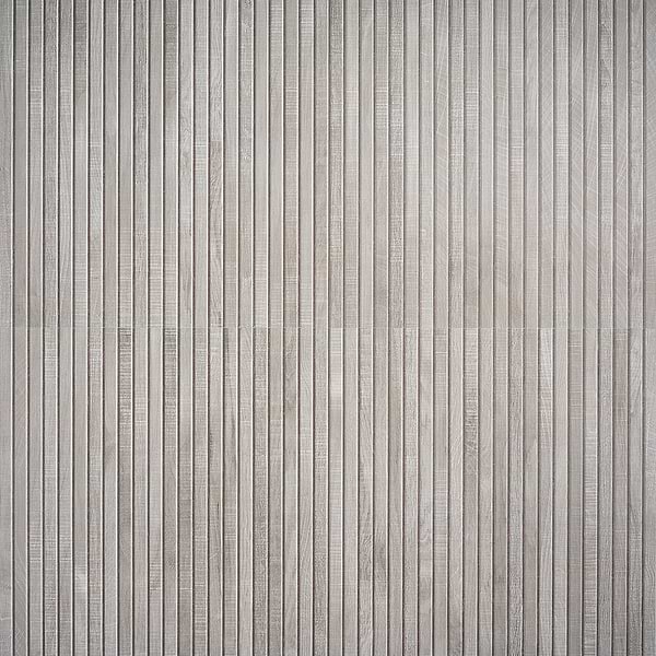 Kenridge Ribbon Gray 24x48 Wood Look Matte Fluted Porcelain Tile