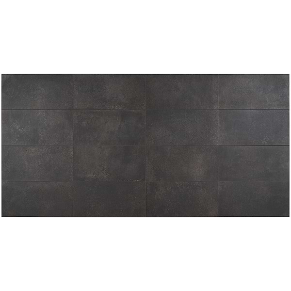 Bronx Black 12x24 Matte Porcelain Tile