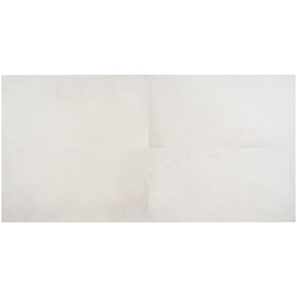 Bronx White 24x48 Matte Porcelain Tile