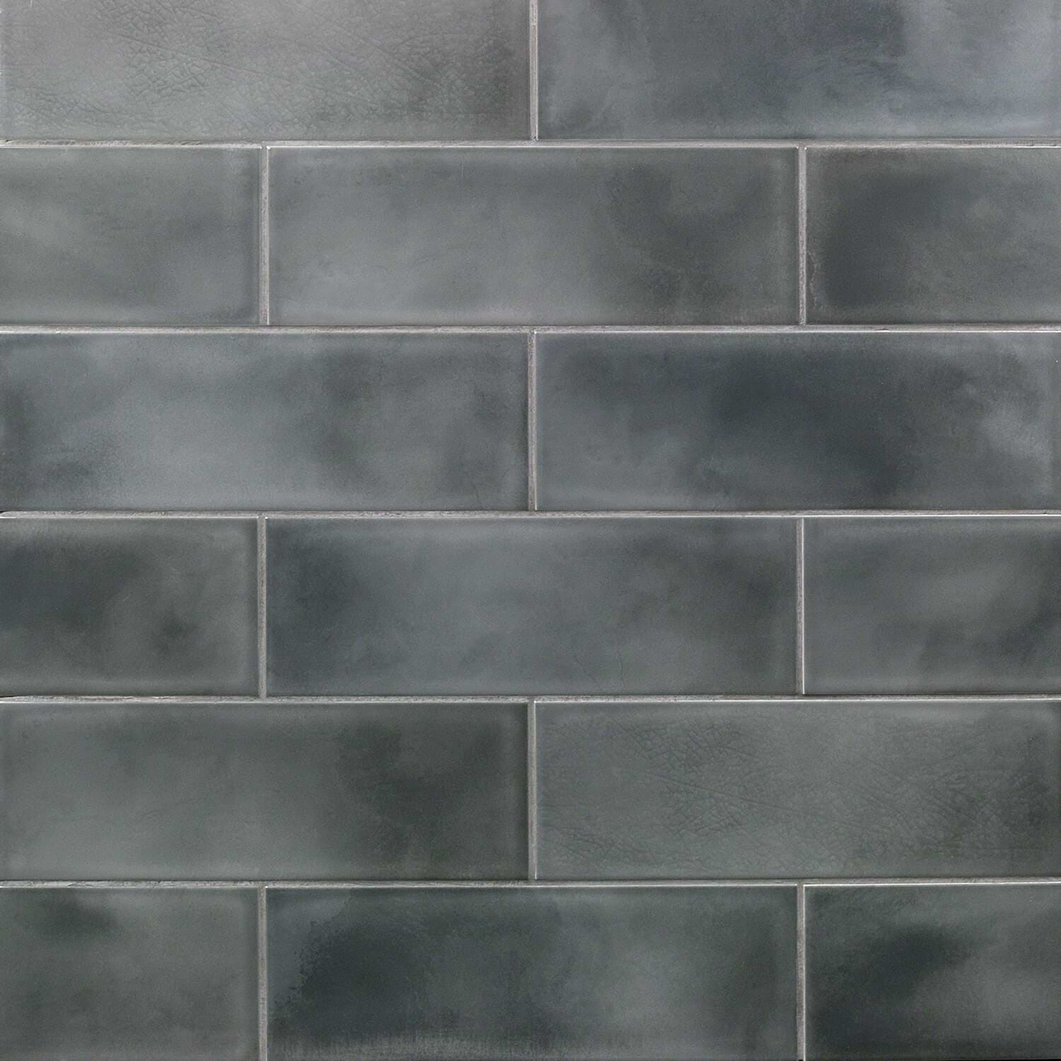 Diesel Camp Smoke Gray 4x12 Glossy Ceramic Subway Tile