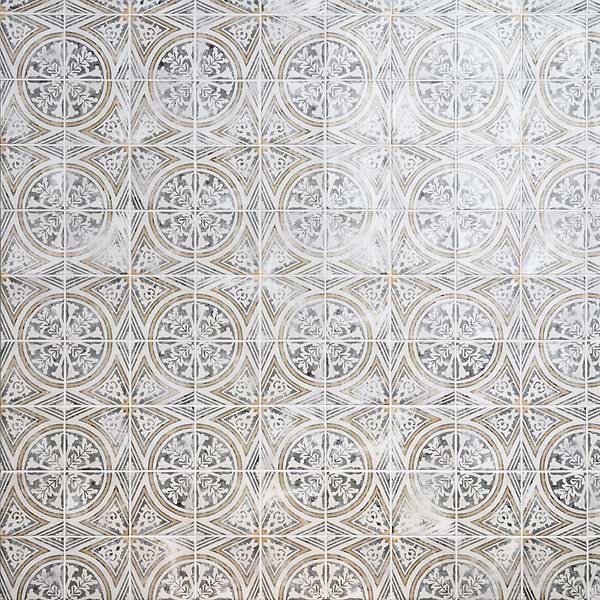 Paula Purroy Talia Agusti Blue Gray 5x5 Matte Ceramic Tile