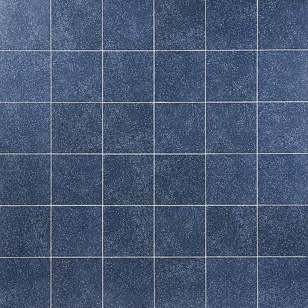 Art Geo by Elizabeth Sutton Terrazzo Blue 8x8 Matte Porcelain Tile