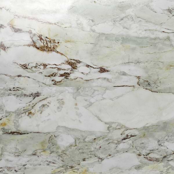 Marfino Green Sky 24x48 Marble Look Polished Porcelain Tile
