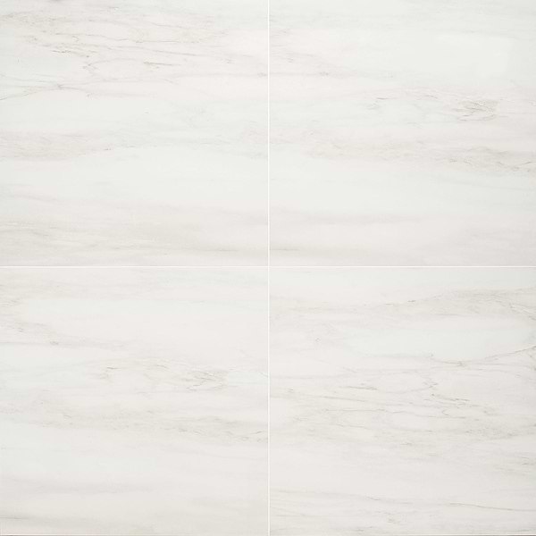 DreamStone Dolomite Snow 24x24 Matte Porcelain Tile