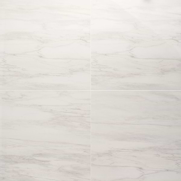 DreamStone Dolomite Snow 24x24 Polished Porcelain Tile