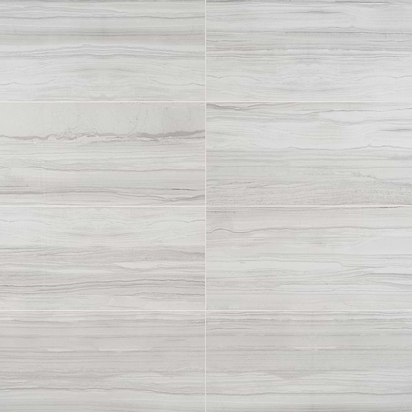 DreamStone Luminus White 12x24 Polished Porcelain Tile