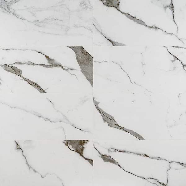 DreamStone Statuario Valley 12x24 Matte Porcelain Tile