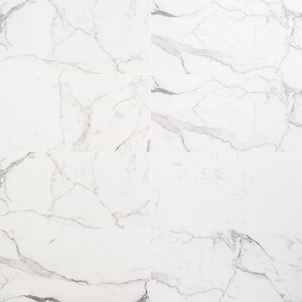 DreamStone Statuario Venato 12x24 Matte Porcelain Tile
