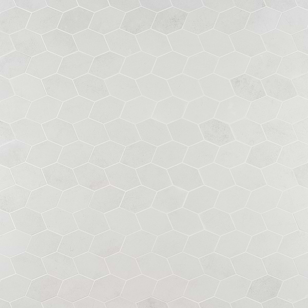 Bond Palladium Light Gray Foliage Matte Porcelain Mosaic Tile