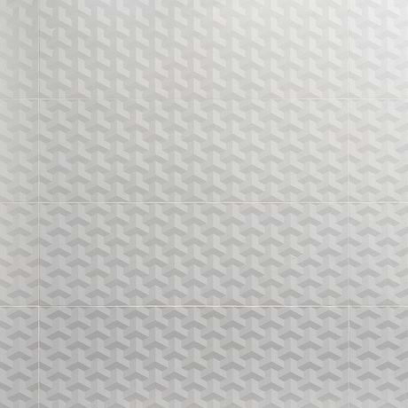 Wonderland 3D Shape White 12x36 Polished Ceramic Tile