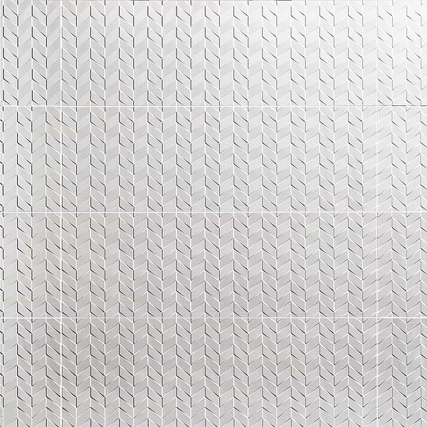 Wonderland 3D Wind White 12x36 Polished Ceramic Tile
