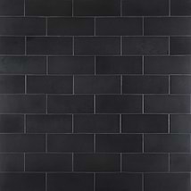 Zeal Gunmetal Gray 5x12 Polished Porcelain Tile
