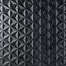 Zeal Ogassian 3D 6" Hexagon Gunmetal Gray Glazed Porcelain Tile