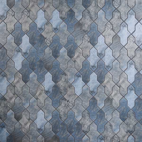 Parma Cruz Denim Blue 5x8 Terracotta Look Matte Porcelain Tile