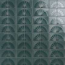 Stacy Garcia Radius Harbor Blue 6x6 3D Crackled Glossy Ceramic Tile