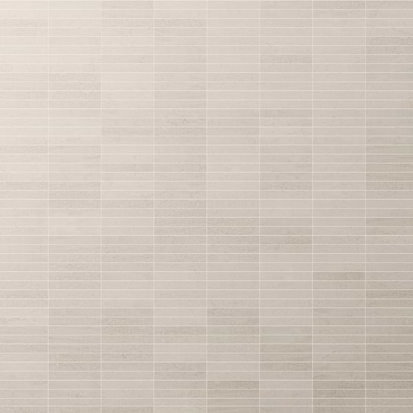Treveso Gray 1x6 Stacked Limestone Look Matte Porcelain Mosaic Tile