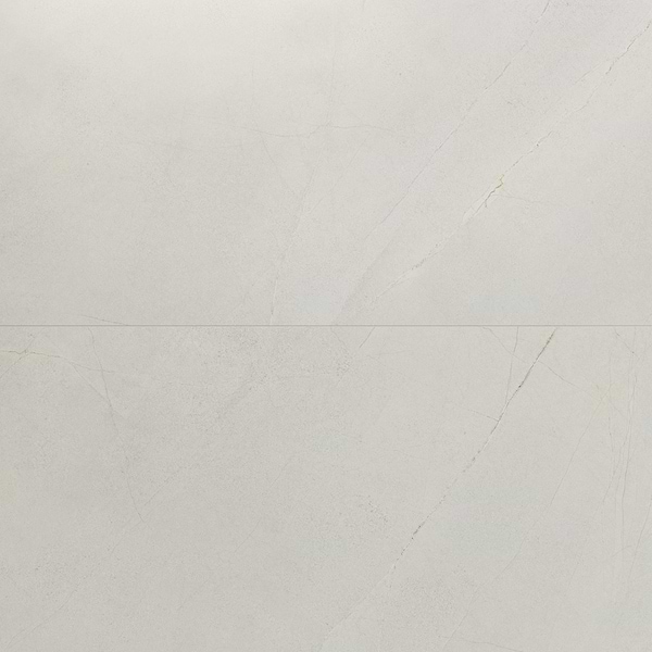 Theo Blanco White 24x48 Marble Look Antique Satin Porcelain Tile